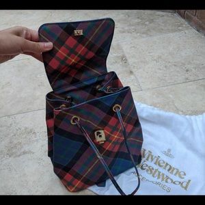 Vivienne Westwood plaid Derby backpack